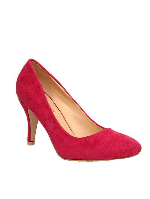 pink suede slip on pumps - 12962617 - Very Small Image - 1