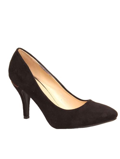 black suede slip on pumps - 12962618 - Very Small Image - 1