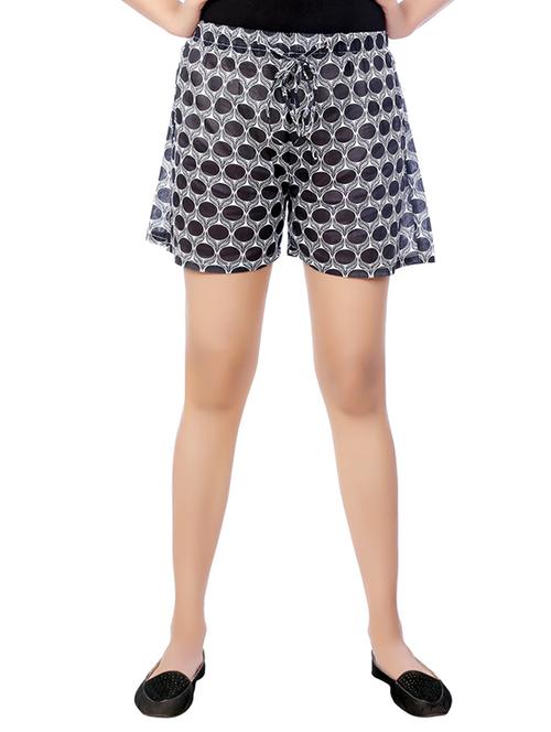 black printed cotton regular short - 12963240 - Very Small Image - 1