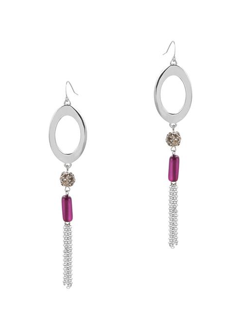 multi colored metal drop earring - 12969367 - Very Small Image - 1