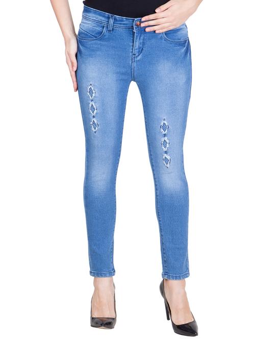 blue cotton jean - 12970734 - Very Small Image - 1