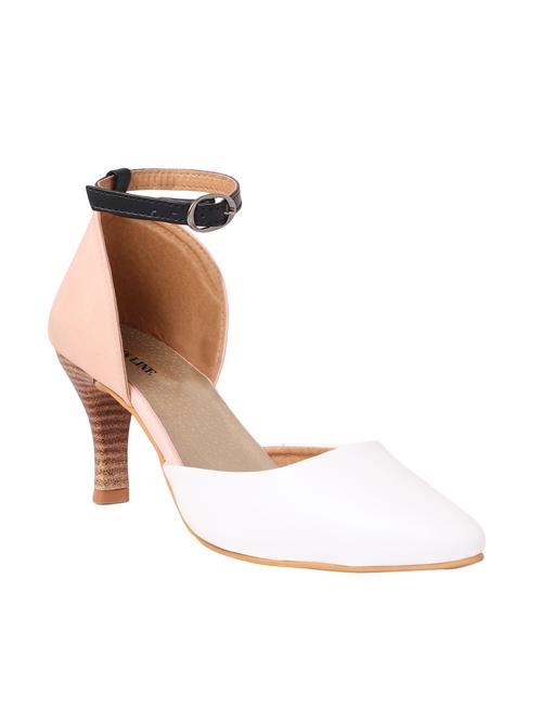 white ankle strap pump - 12971368 - Very Small Image - 1