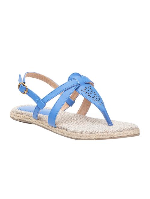 blue pu sandals - 12971523 - Very Small Image - 1