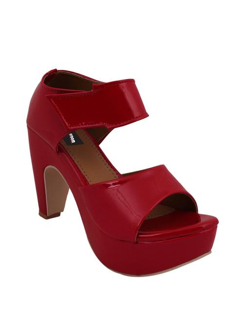 red ankle strap sandal - 12972986 - Very Small Image - 1