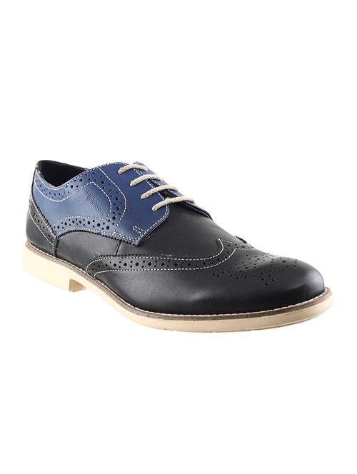 black leatherette lace up shoe - 12977268 - Very Small Image - 1