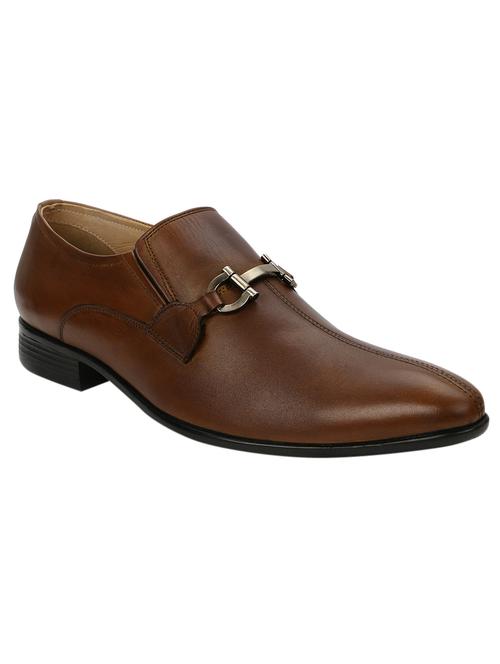 brown leather slip on - 12979097 - Very Small Image - 1