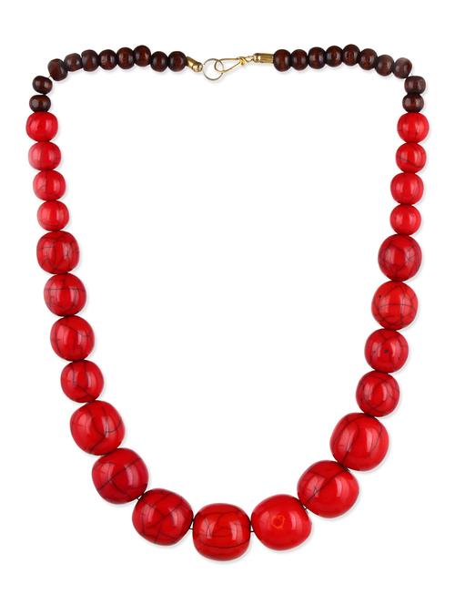 red metal short necklace - 12982587 - Very Small Image - 1