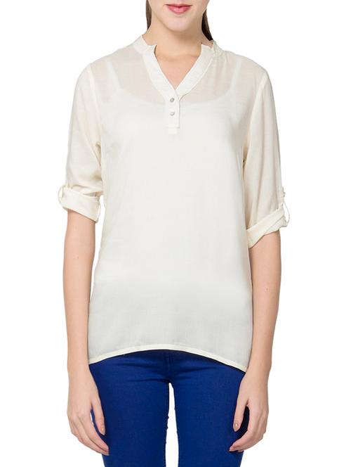white cotton regular top - 12983080 - Very Small Image - 1
