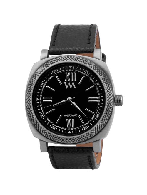 watch me black men genuine leather swiss wrist watch watch me-079-bx - 12986931 - Very Small Image - 1
