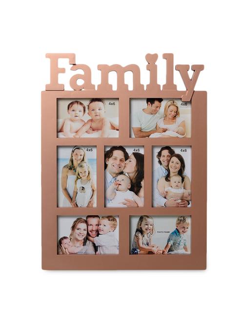 brown acrylic and glass photo frame for 7 photos - 1298891 - Very Small Image - 1
