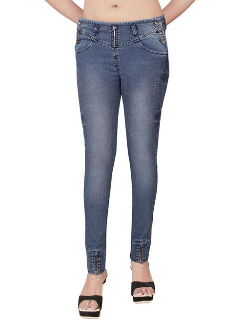 blue denim jeggings - 12989201 - Very Small Image - 1