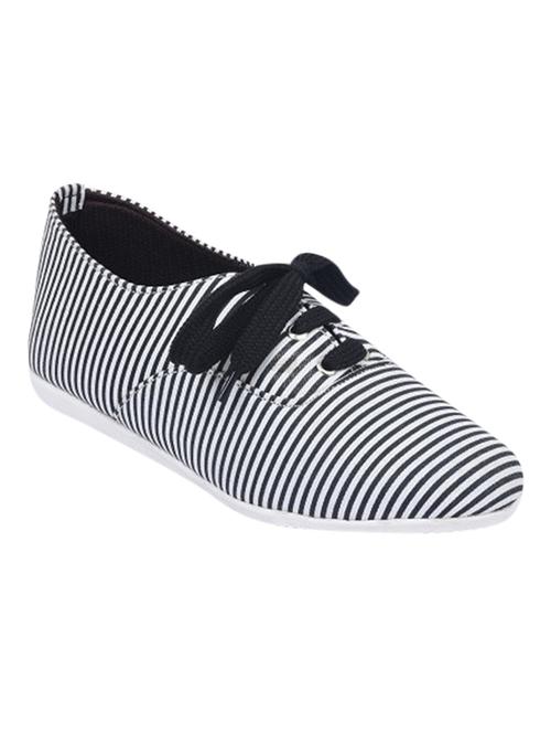 black canvas laceup sneakers - 12994885 - Very Small Image - 1