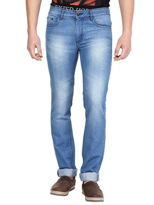 blue cotton regular jean - 12995886 - Very Small Image - 1