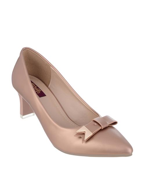 gold fabric slip on pumps - 12997058 - Very Small Image - 1
