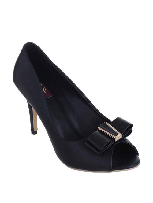 black sheet slip on sandals - 12997078 - Very Small Image - 1