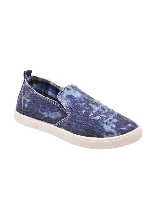 blue denim slip on shoes - 12999346 - Very Small Image - 1