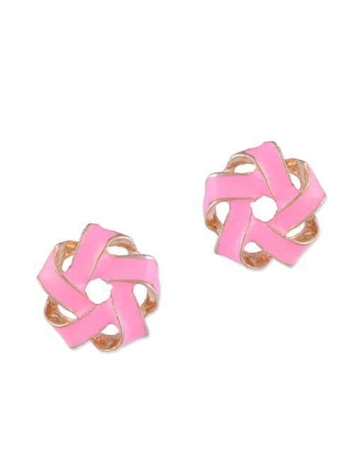 elegant pink metal studs - 1300028 - Very Small Image - 1