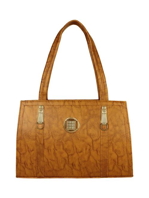 brown leatherette handbag - 13007119 - Very Small Image - 1