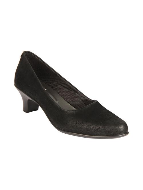 black leather slip on pumps - 13008805 - Very Small Image - 1