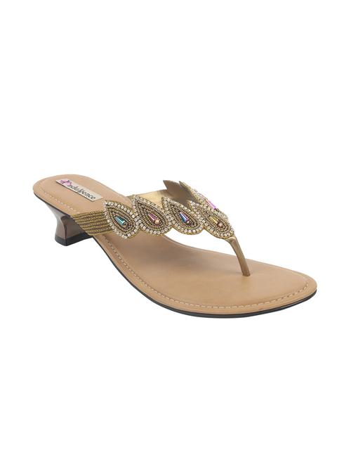 gold toe separator sandal - 13009646 - Very Small Image - 1