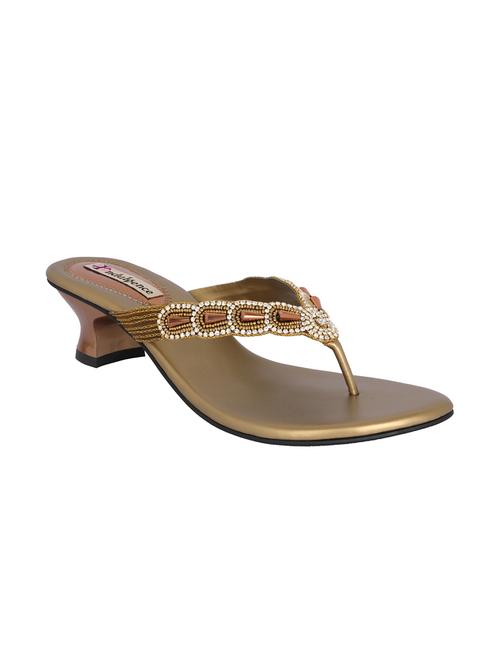 gold toe separator sandal - 13009651 - Very Small Image - 1