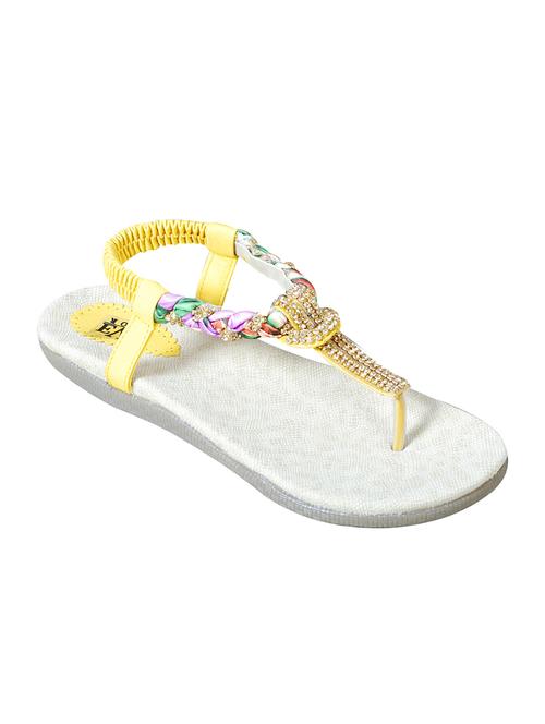 yellow back strap sandal - 13009927 - Very Small Image - 1