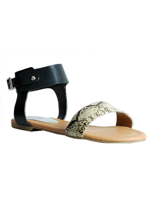 black ankle strap sandal - 13009953 - Very Small Image - 1