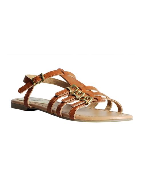 brown ankle strap sandal - 13009958 - Very Small Image - 1
