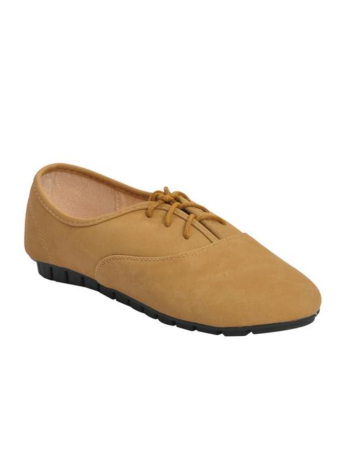 tan synthetic casual shoes - 13010209 - Very Small Image - 1
