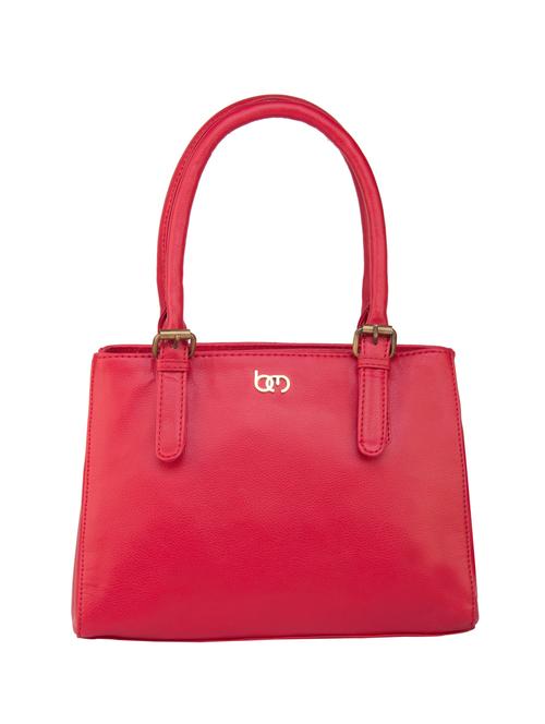red leatherette handbag - 13011840 - Very Small Image - 1