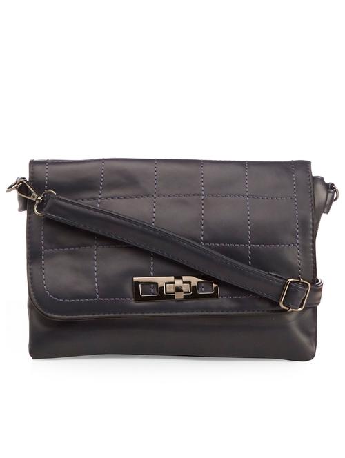 black leatherette clutch - 13012236 - Very Small Image - 1