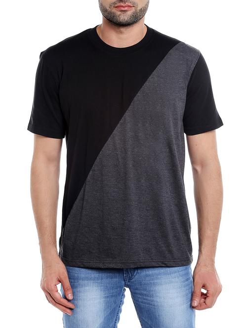black cotton t-shirt - 13022879 - Very Small Image - 1