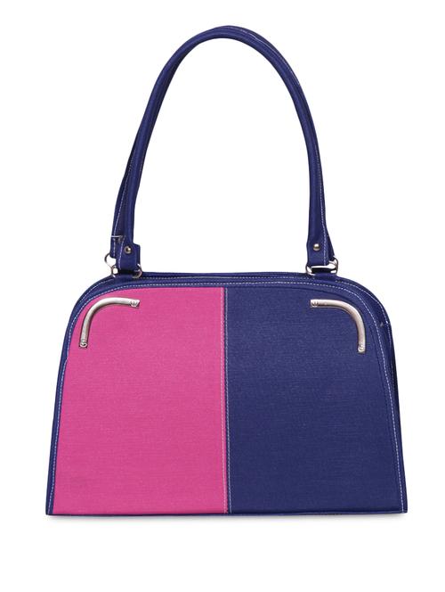 blue canvas and polyester handbag - 1302581 - Very Small Image - 1