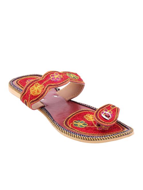 multi colored ethnic sandal - 13027609 - Very Small Image - 1