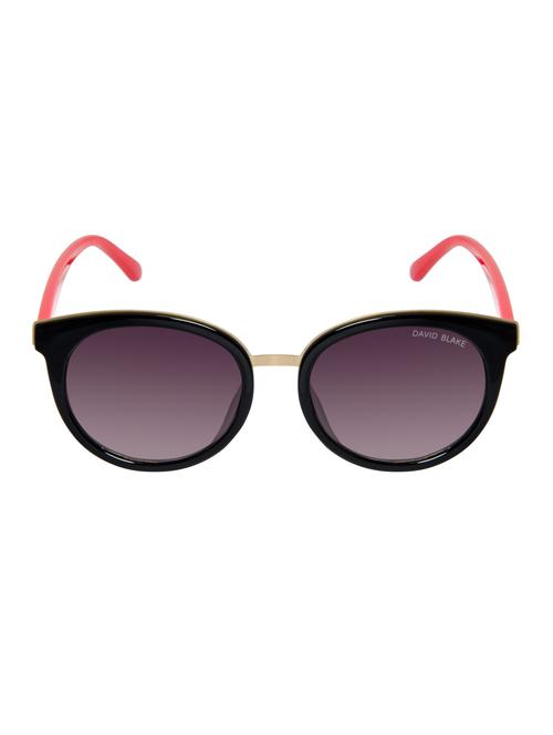 david blake black round uv protection sunglass - 13042869 - Very Small Image - 1