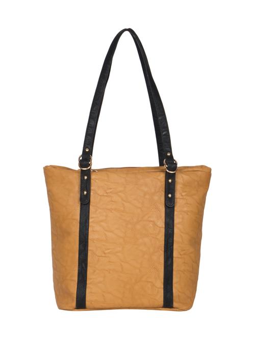 beige leatherette handbag - 13054933 - Very Small Image - 1