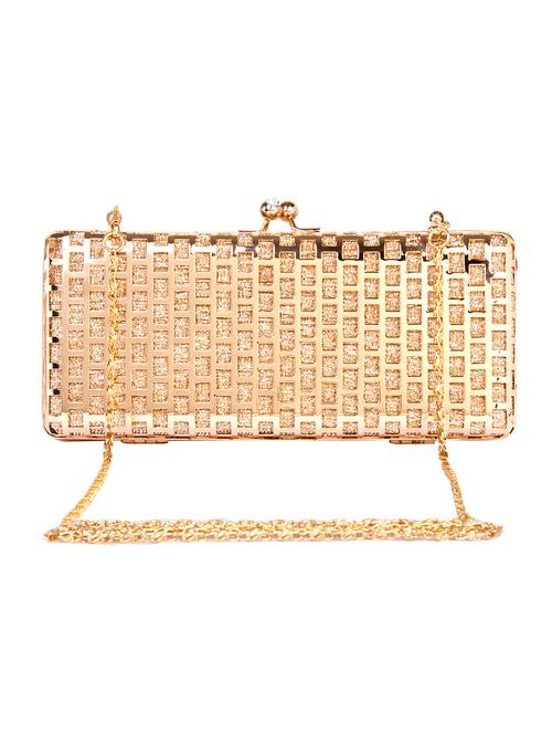 gold metal clutch - 13058958 - Very Small Image - 1