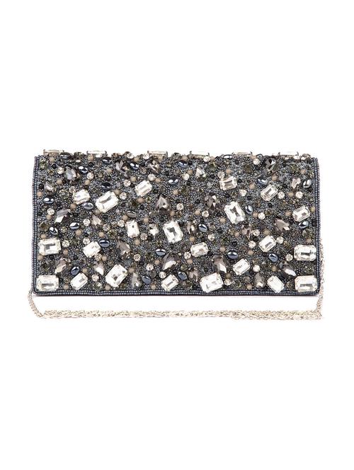 black silk clutch - 13058967 - Very Small Image - 1