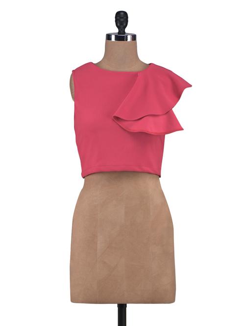 pink sleeveless basic mini shorts - 1306260 - Very Small Image - 1