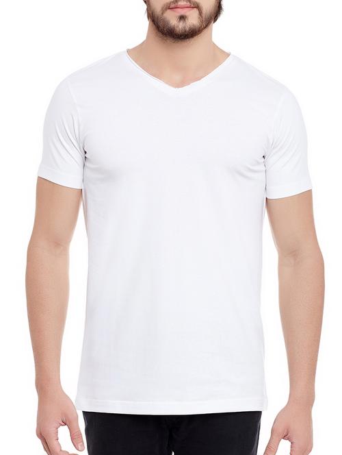 white solid t-shirt - 13063491 - Very Small Image - 1