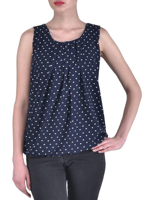blue polka doted top - 1306547 - Very Small Image - 1