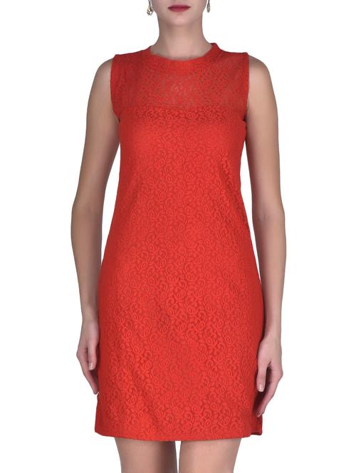 red net party wear dress - 1306767 - Very Small Image - 1