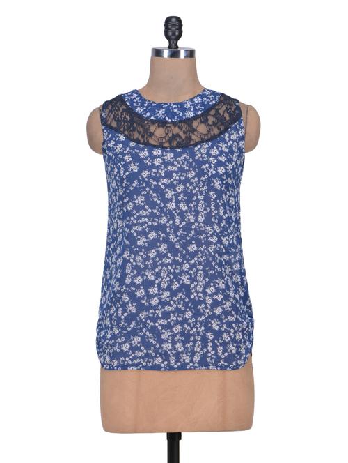 blue printed top - 1306771 - Very Small Image - 1