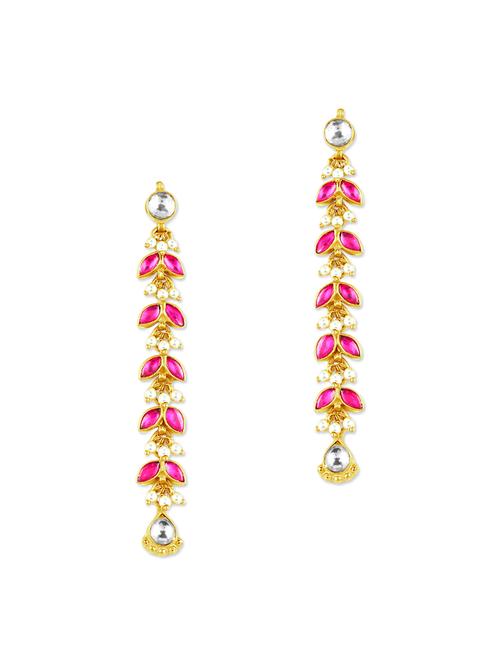 gold brass other earring - 13069774 - Very Small Image - 1