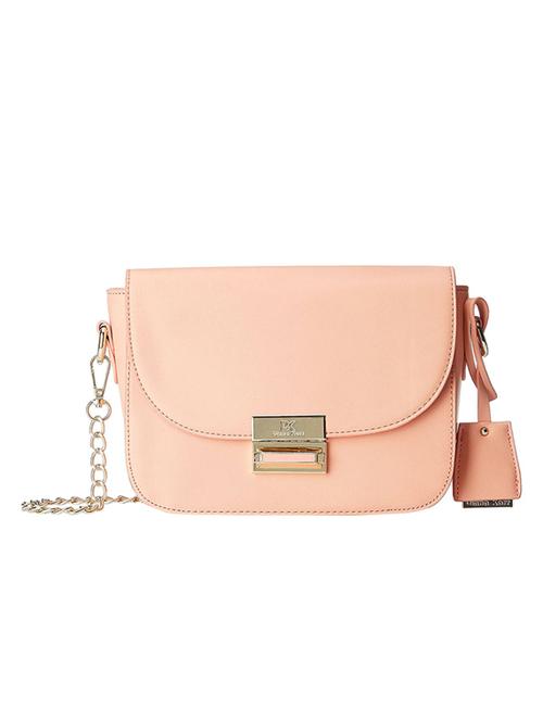 pink leatherette sling bag - 13072670 - Very Small Image - 1
