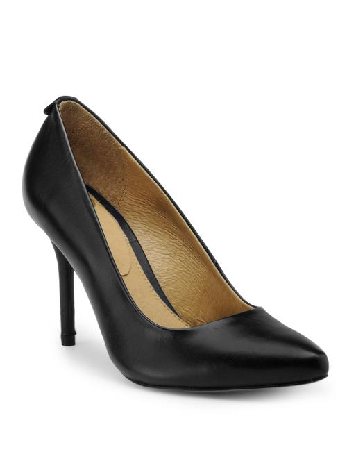 black leather slip on pumps - 13077856 - Very Small Image - 1