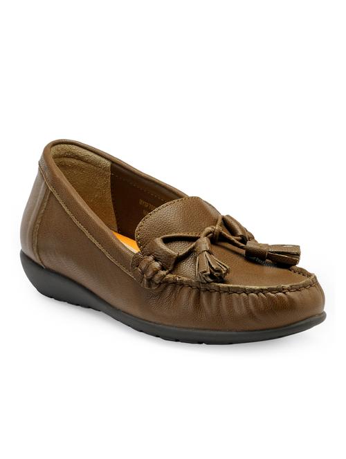 brown slip on mocassins - 13077874 - Very Small Image - 1