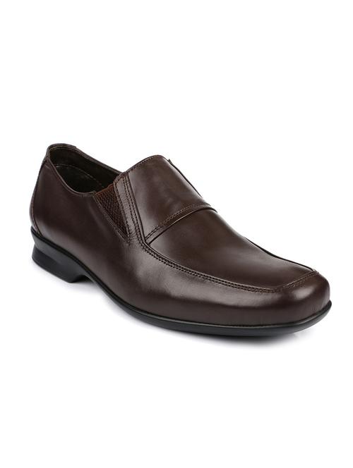 brown leatherette slip on - 13077898 - Very Small Image - 1