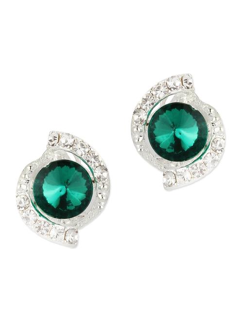 green metallic studded studs - 1308106 - Very Small Image - 1
