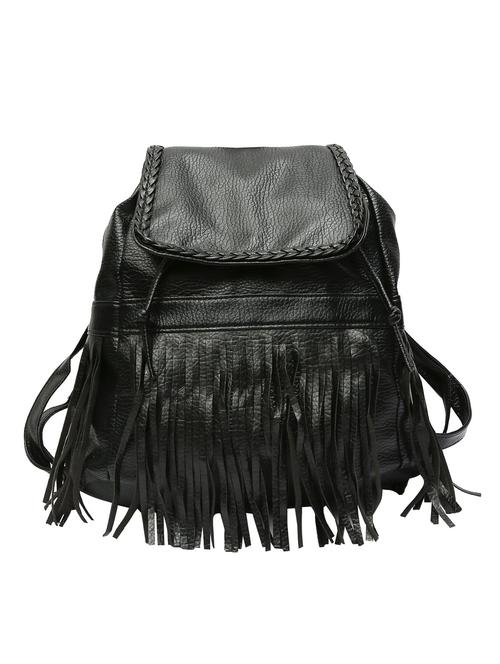 black leatherette backpack - 13085759 - Very Small Image - 1